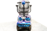 Rascal 388 S Used Electric Mobility Scooter Pavement Pneumatic Custom Blue Purple